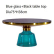 Classic Design Sebastian Herkner Round Glass Tea Side Table