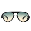 Twinklez - Futuristic Fashion Chunky Vintage Inspired Aviator Sunglasses