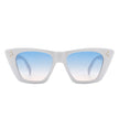 Lightnin - Women Retro Cat Eye Fashion Square Sunglasses