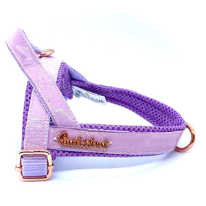 Lavender One-Click Dog Harness