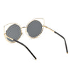 Holland - Pearl-Studded Cut-Out Cat Eye Princess Sunglasses