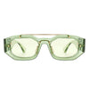 Xanadusk- Geometric Retro Irregular Brow-Bar Square Fashion Sunglasses