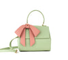 Cottontail - Mint & Light Pink Vegan Leather Bag