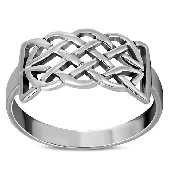 Plain Celtic Knot Silver Ring