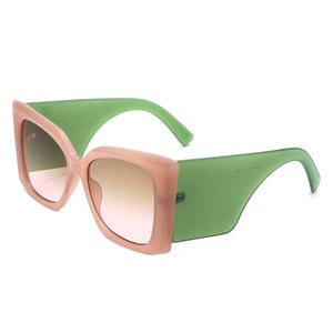 Skydusts - Oversize Square Chunky Fashion Large Women Sunglasses