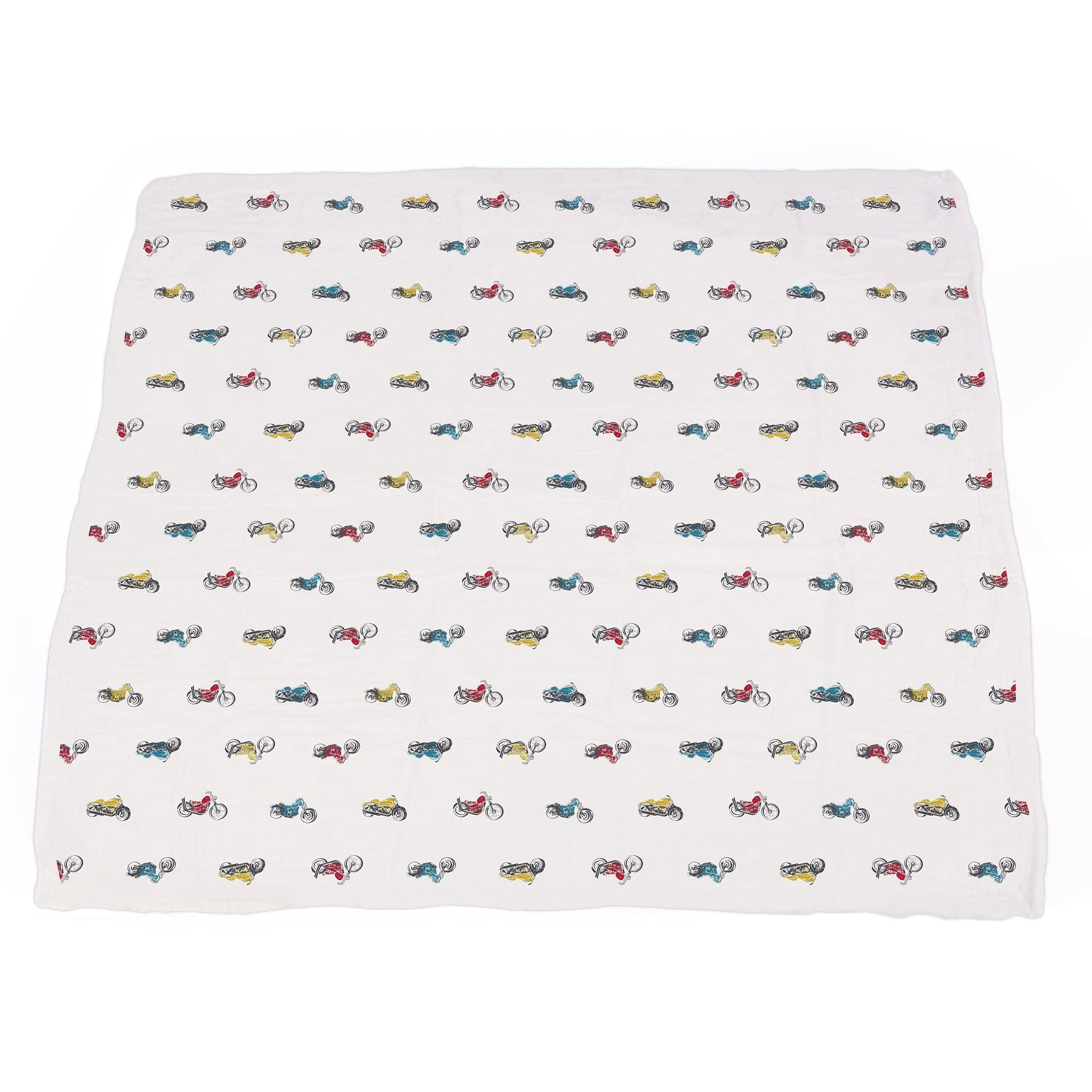 Vintage Muscle Cars and Motorcycles Bamboo Muslin Newcastle Blanket