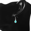 Turquoise Drop Sterling Silver Earrings