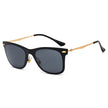 DUGALD | Classic Horn Rimmed Rectangle Fashion Sunglasses