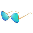 LINDSAY | Women Oversized Rounded Butterfly Fashion Sunglasses