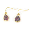 Emma Druzy Teardrop Earrings