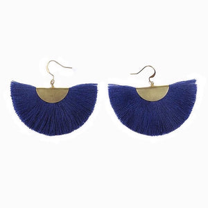 Half Moon Fan Earrings