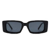 Tigrilla - Rectangle Retro Flat Top Fashion Vintage Square Sunglasses