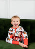 Tree-Mendous Christmas - Red - Long Sleeve Zipper Sleep Romper