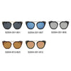 HANOVER | Unisex Fashion Brow-Bar Round Sunglasses