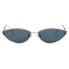 FLINT | Small True Retro Vintage Slim Metal Sunglasses