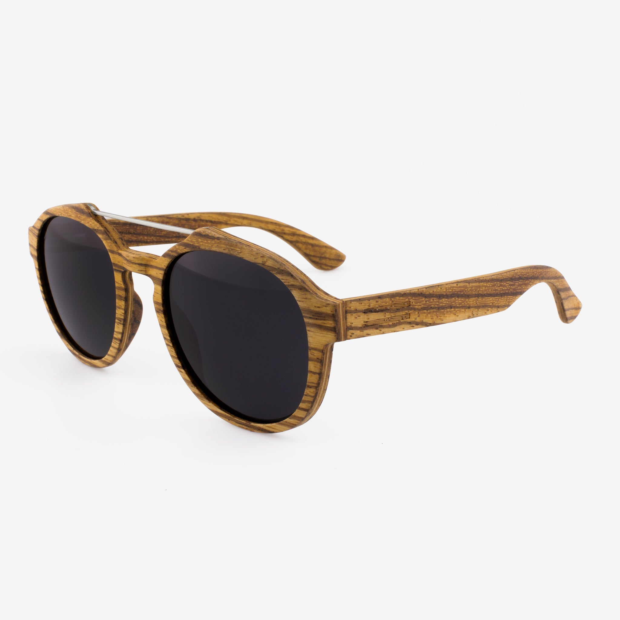 Cortez - Wood & Metal Sunglasses