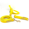 Yellow Genuine Leather One-Click Harness