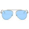 HIDALGO | Metal Oversize Tinted Lens Aviator Sunglasses