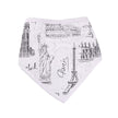 Bavoir Bandana Londres, Paris, New York - Lot de 3